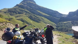 Första dagen på Route de Grande Alpes. Vi gillade det vi såg